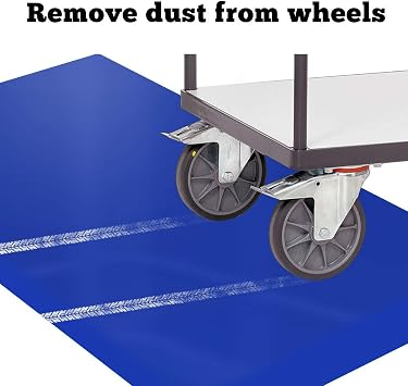 SATECH Sticky/Tacky/Adhesive Mat 24 x 36 Blue (Case of 4 Mats,30 Sheets Each) for Cleanroom Laboratory Hospital Construction Pets