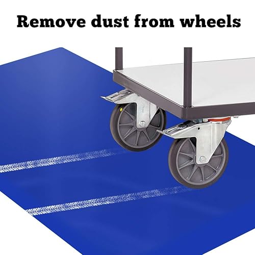 Vista 11 de SATECH Alfombrilla adhesiva/pegajosa/adhesiva de 24 x 36 pulgadas, color blanco (caja de 4 alfombrillas, 30 hojas cada una) para salas blancas