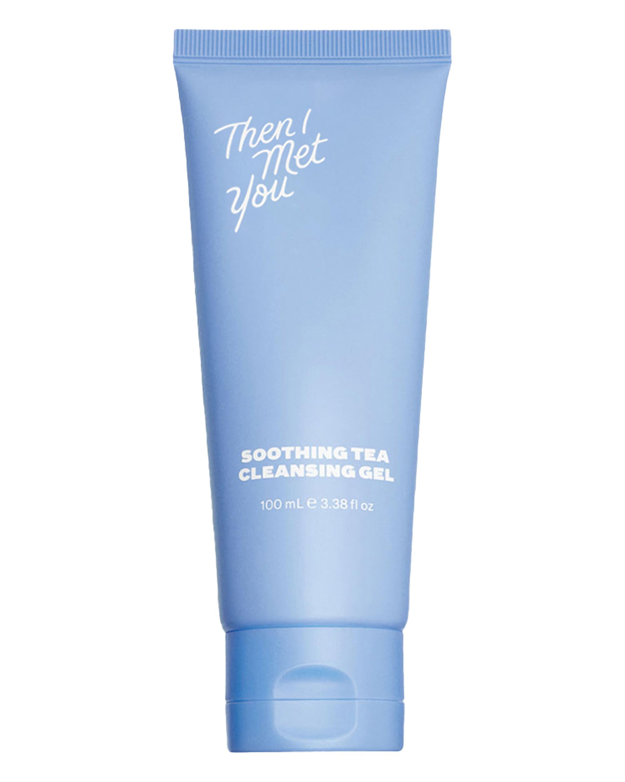 Then I Met You - Gel limpiador calmante con té, limpiador facial hidratante a base de agua con agua de arroz fermentada y té verde