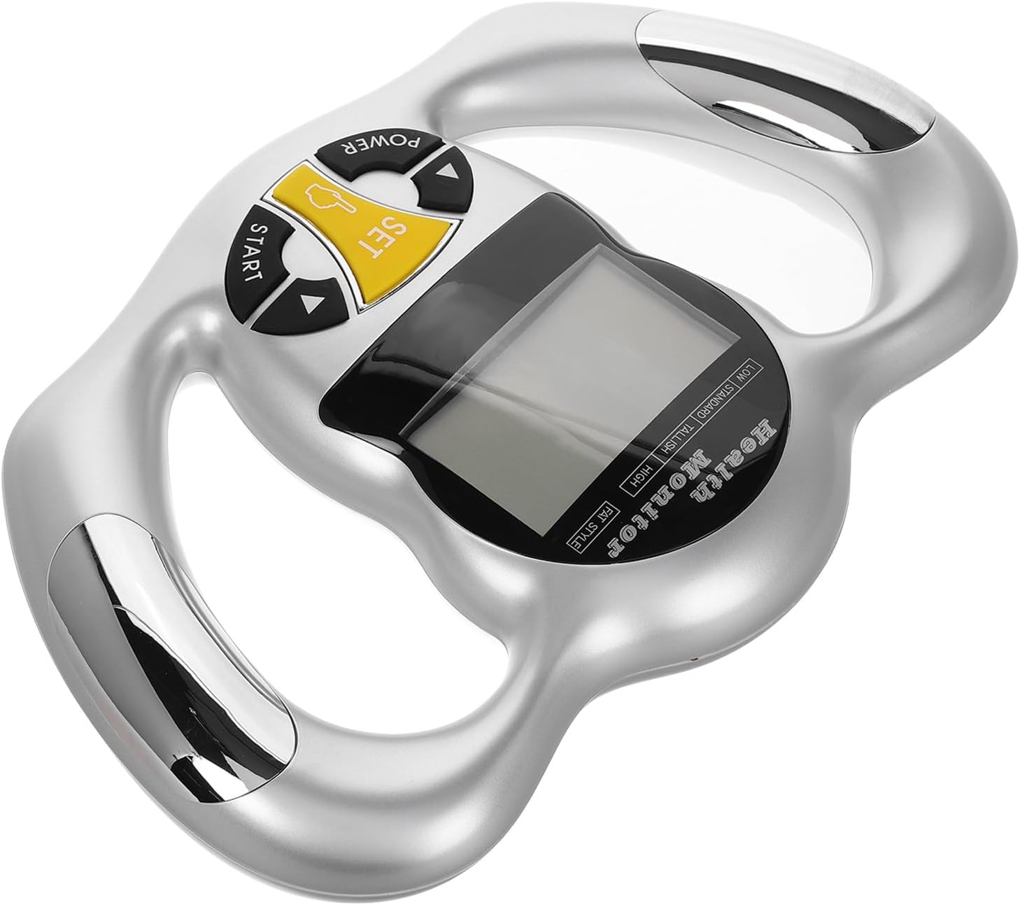 Ciieeo Handheld Body Fat Analyzer LCD Screen Body Fat Tester Bmi Calculator and Calorie Monitor for Home Use