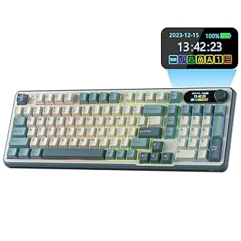 RK  Kludge RK-S98 JP キーボード 本体 Amazon.com: RK ROYAL KLUDGE S98 Mechanical Keyboard w/Smart