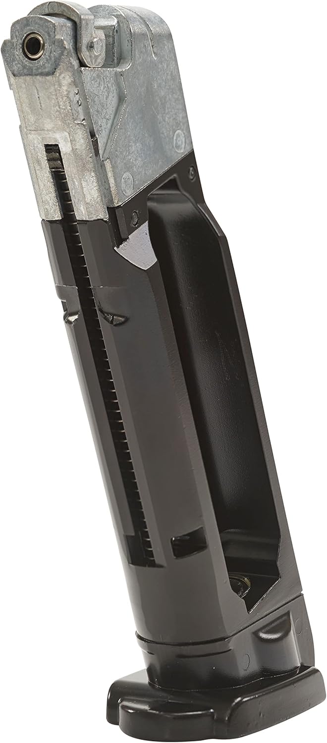 Umarex HK Heckler & Koch VP9 Blowback .177 Caliber BB Gun Air Pistol, Spare 18-Shot Magazine (Mag Only), Black