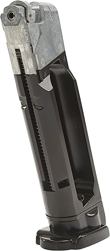 Umarex HK Heckler & Koch VP9 Blowback Pistola de aire BB calibre .177, cargador de repuesto de 18 disparos (solo mag), color negro