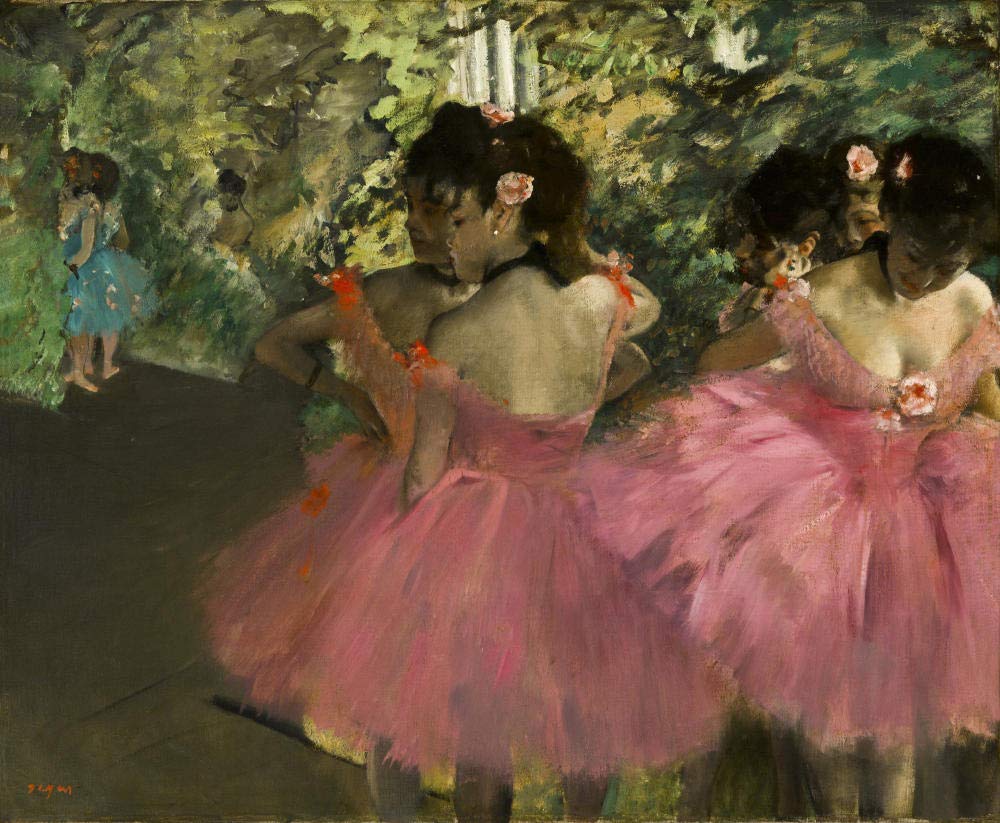 Number Painting for Adults Degas Dancers in Pink DIY Oil Painting Paint by Number Kits