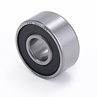 Vista 3 de XIKE 1 Pcs 2201-2RS Sealed Self-Aligning Ball Bearings 12x32x14mm, Lubricated and Chrome Steel Fits