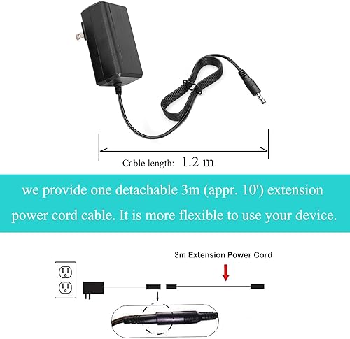 Miniatura 3 de UpBright Adaptador de 12 V CACC compatible con Owl Labs Meeting Owl 3 360 grados MTW300-1000 MTW300 HD Cámara de videoconferencia inteligente