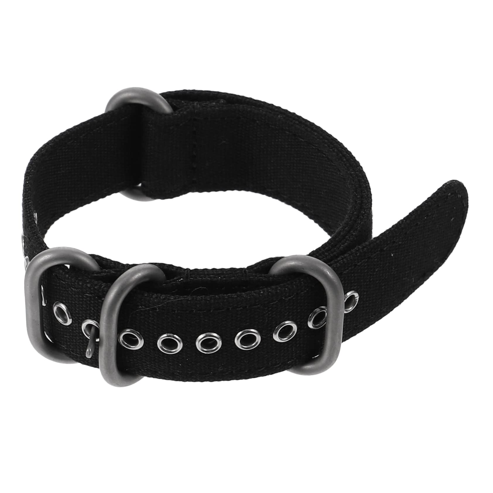 Correa de reloj de lona repuesto de pulsera tejida con hebilla universal 8