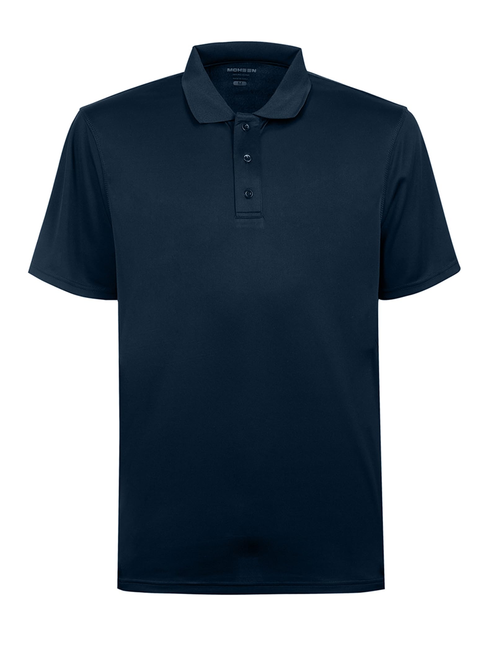 MOHEEN Men's Golf Shirts Short Sleeve Moisture Wicking Polo T-Shirts Athletic Quick Dry Fit Performance Collared UPF 50+