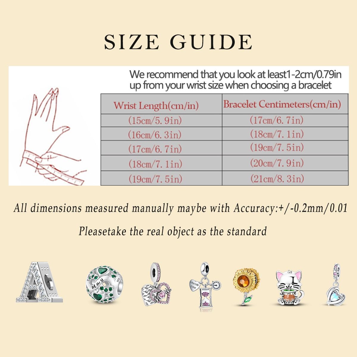 925 Sterling Silver Snake Chain Charm Bracelet Cross Butterfly Heart With 5A Cubic Zircon Bracelets for Women - Image 7