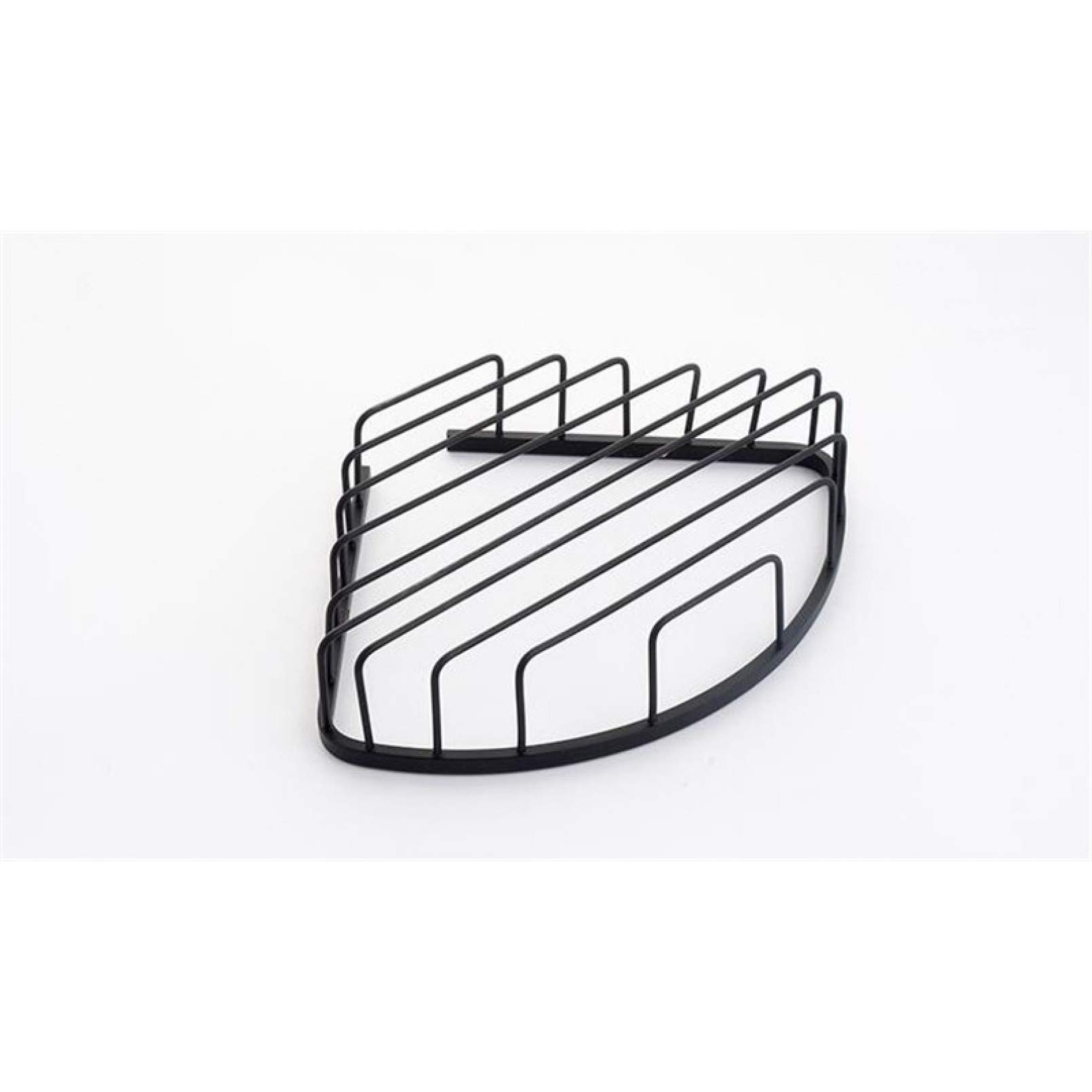 Estante de baño Estante de Ducha de baño de Cobre Estante de Ducha de baño Soporte de Carrito de Ducha de baño Perno de inserción de Dos Niveles Estante de Esquina Negro (1 Nivel)
