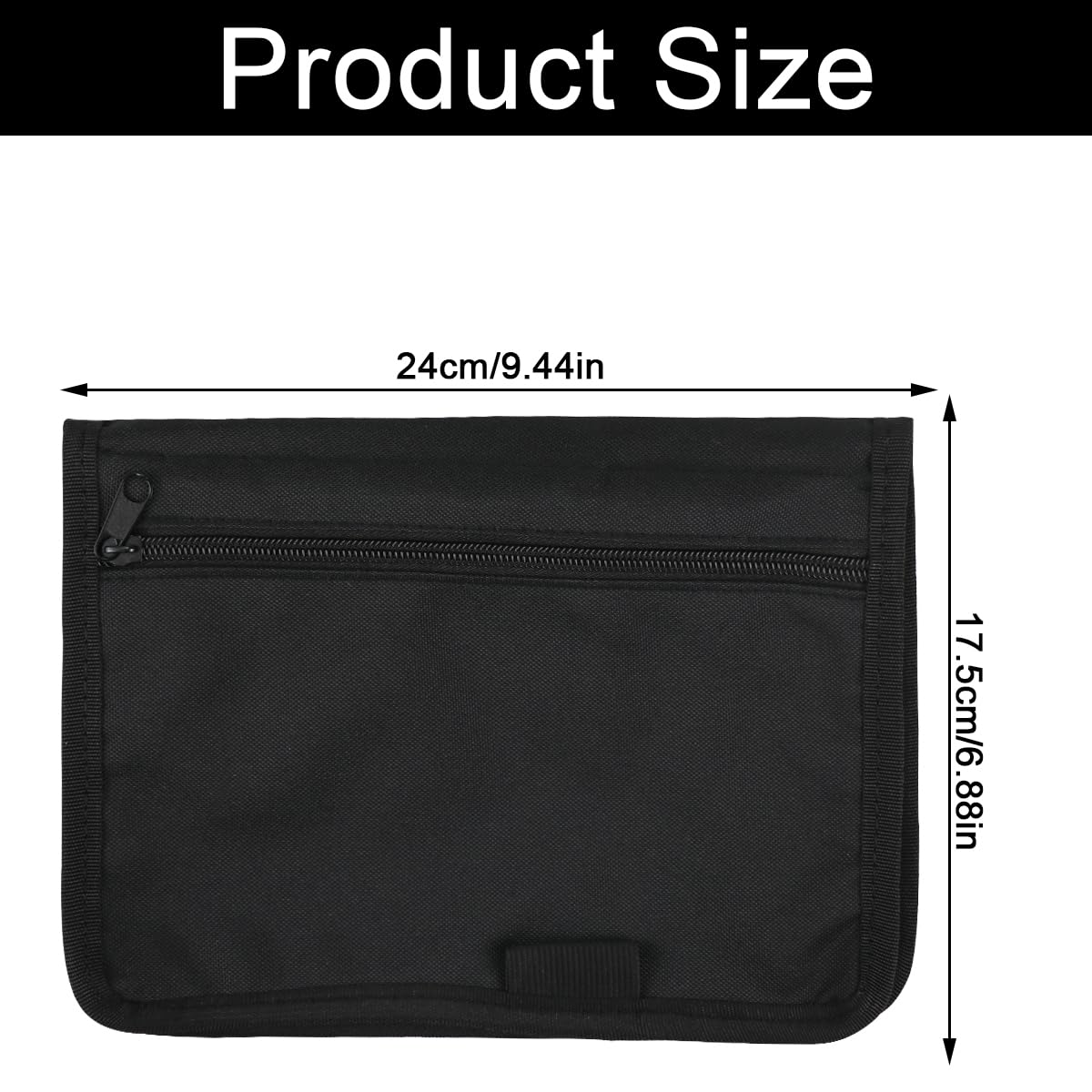 Carpeta de Coche Organizador de Guantera, Organizador Portátil de Documentos Bolsa de Almacenamiento de Documentos para Gafas de Sol, Tarjeta de Identificación