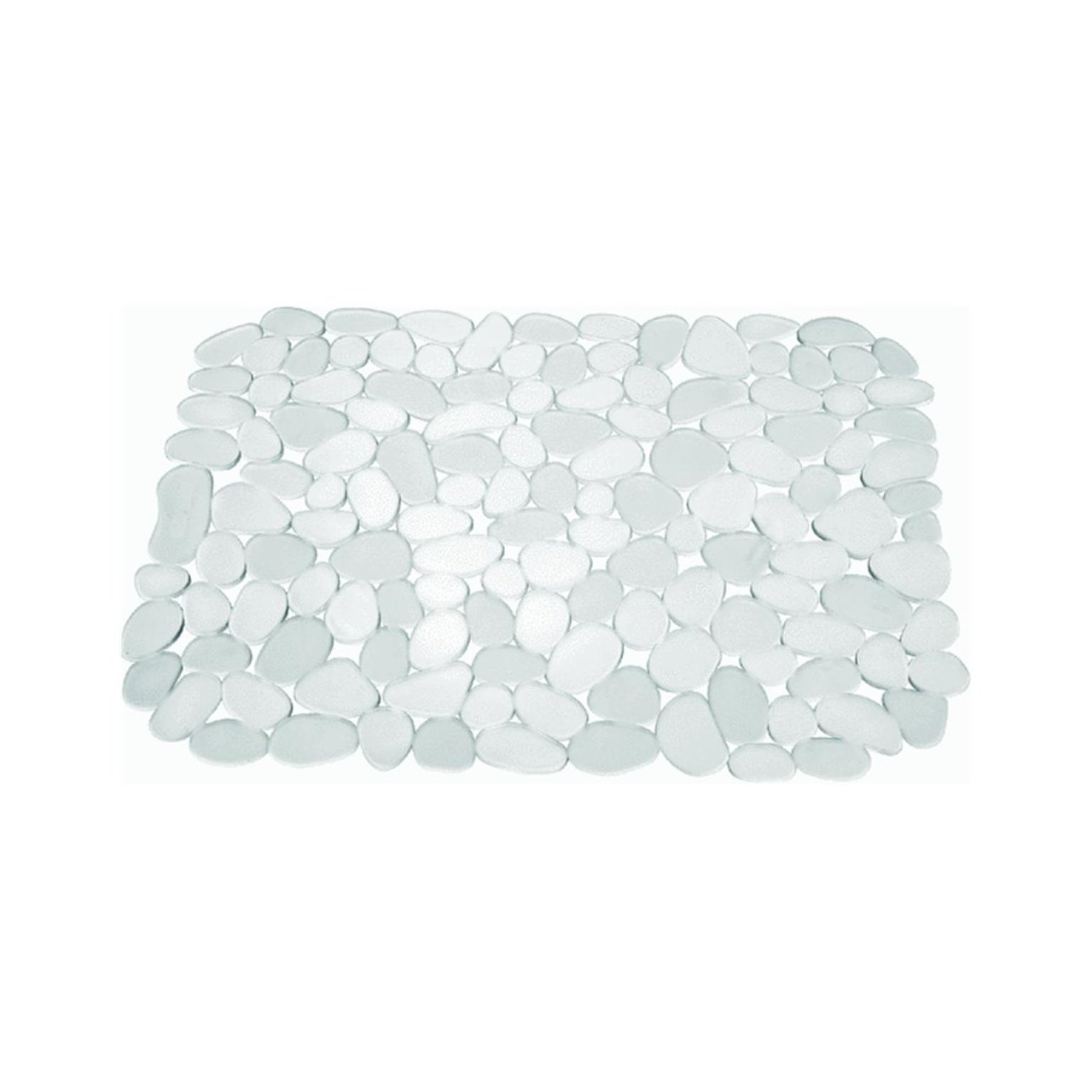 Interdesign Pebblz Sink Mat Large , Clear, Plastic Material