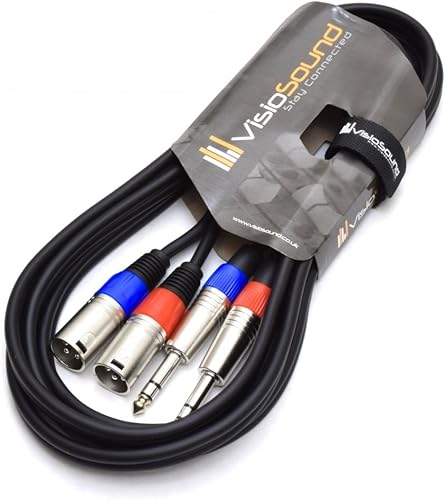 Twin Instrumentenkabel XLR MA nnlich auf 6 3mm Stereo Klinke Symmetrisches Audio Signalkabel Twin Instrumentenkabel XLR MA nnlich auf 6 3mm Stereo Klinke Symmetrisches Audio Signalkabel