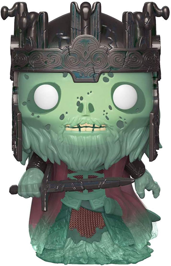 Funko Dunharrow King: Lord of The Rings x POP! Movies Vinyl Figure & 1 POP! Compatible PET Plastic Graphical Protector Bundle [#633 / 33250 - B]