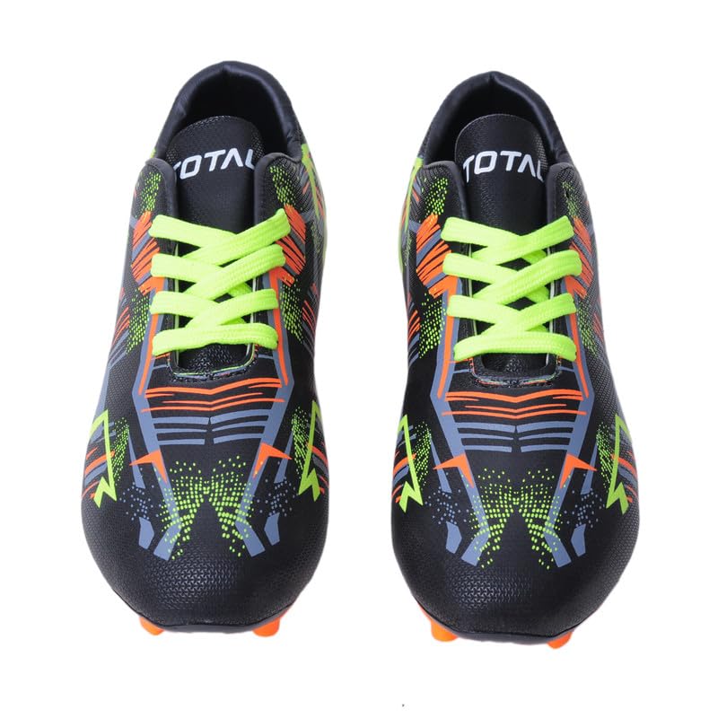 TOTAL SPORTS & FITNESSTotal Football Stud Shoes for Men|Better Control & Lightweight Comfort|High-Performance Football Shoes with TPU Sole & Direct Injection Molding|Ideal for Hard Surfaces & Artificial Turf