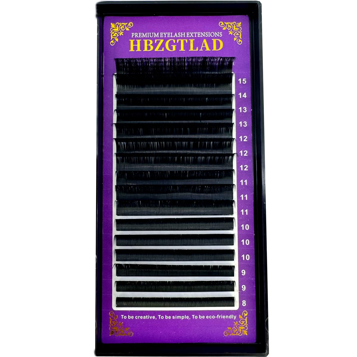 HBZGTLAD 16 Rows Cashmere Eyelash Extensions Faux Mink 8-15mm Mix Individual Volume Lashes Soft Natural Lash Extensions Makeup