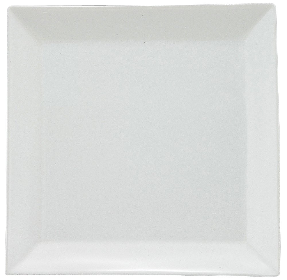 Fukui Craft Square Dinner Plate, White