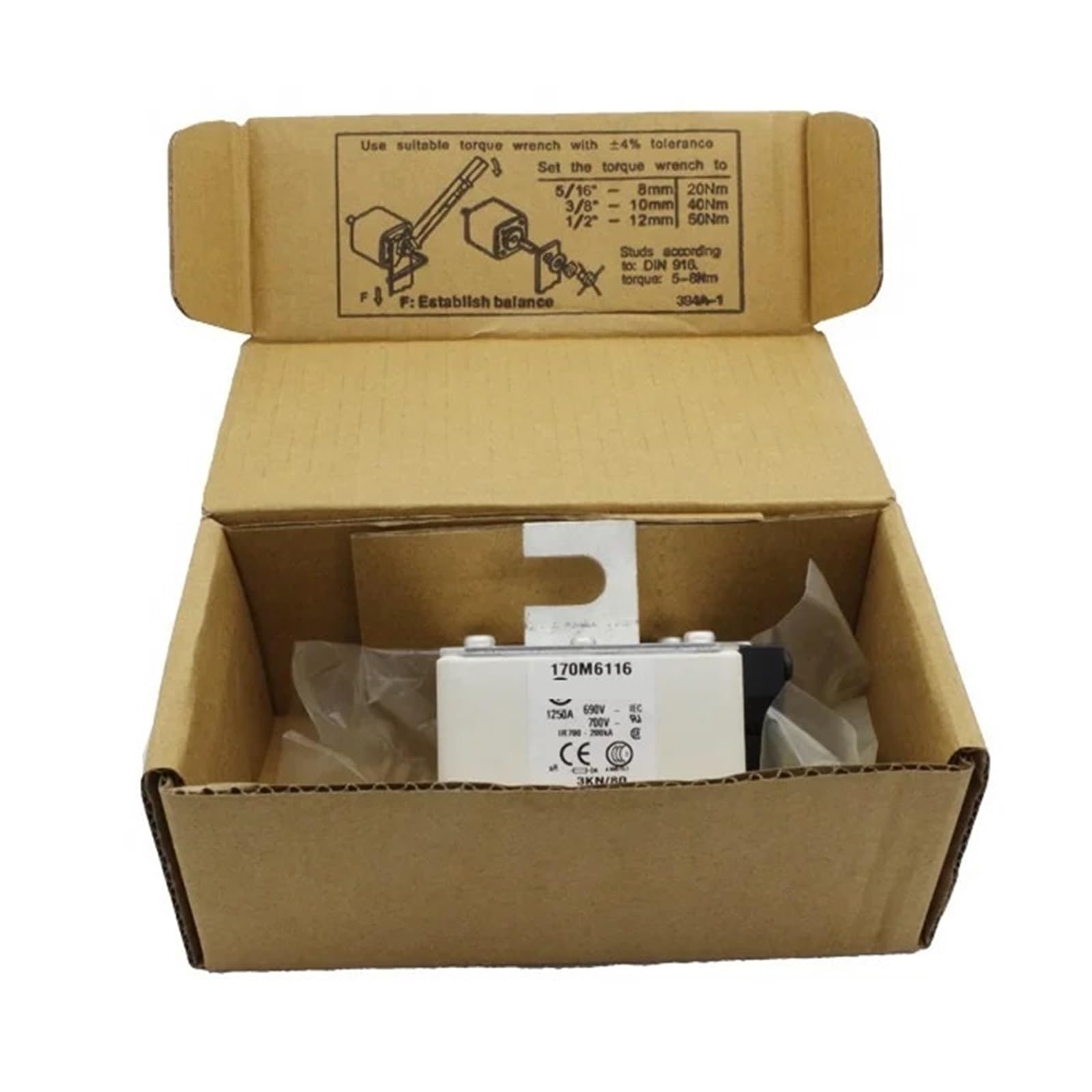 CLBSWYEJK Fuse 170M6113 170M6114 170M6115 170M6116 690V 900A Square Body Fuse semiconductor(170M6116)