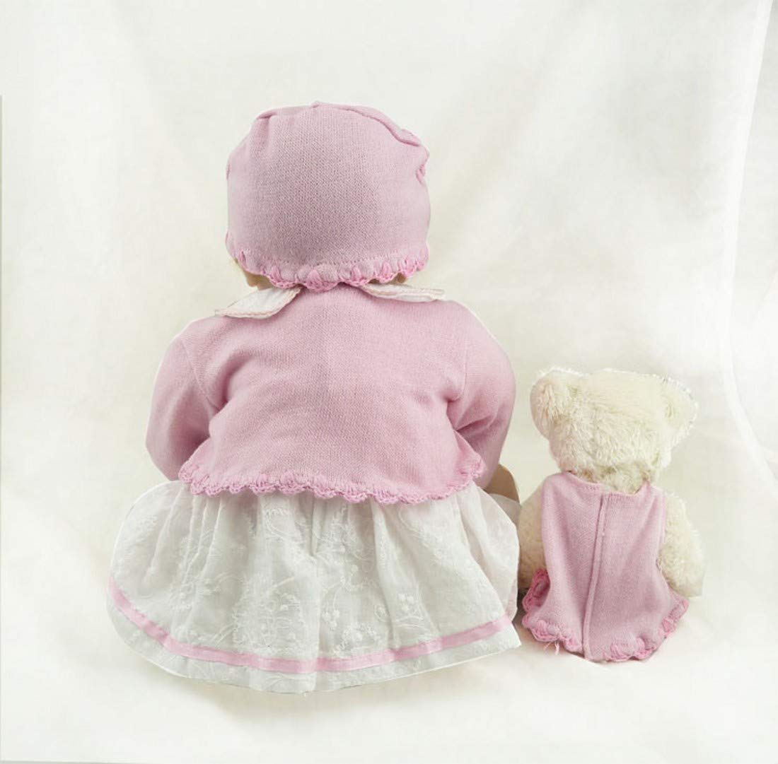 ZIYIUI Realistico 22 Pollici 55cm Bambola Reborn Silicone Vinyl Handmade Bebe Reborn Ragazza Carina Baby Neonato Giocattoli Regalo Reborn Baby Dolls