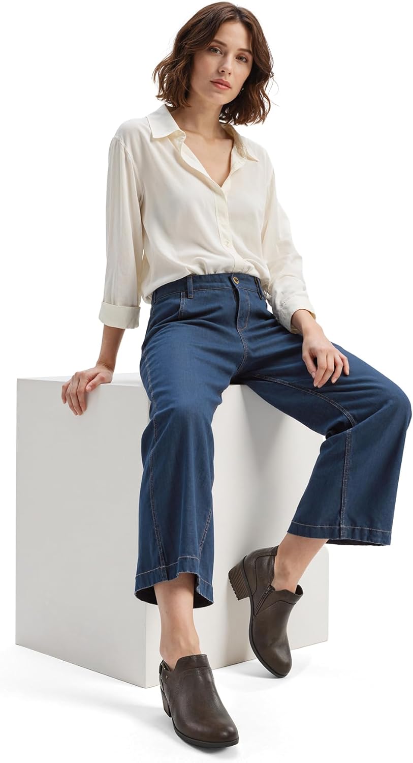 mysoft Women's Side Zipper Ankle Boots Low Stacked Heel Chunky Booties Comfortable Round Toe shoes - Image 7