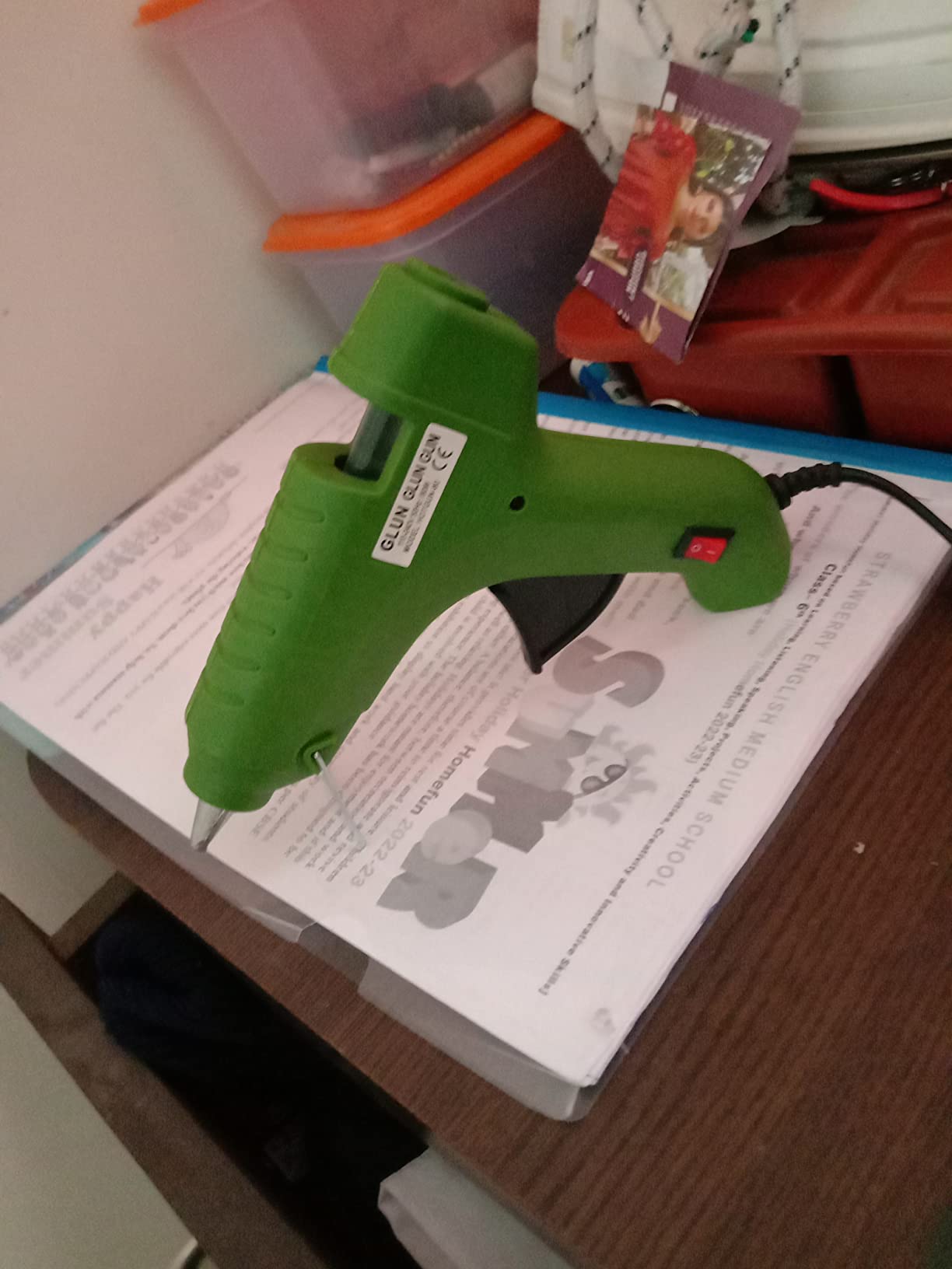 GLUN (Special Color) 80W 80 WATT HOT MELT Glue (ON Off Switch and ...