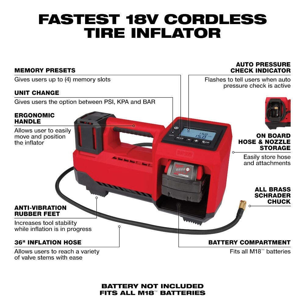 Car DC Power Adapter Compatible with Air Hawk Pro Automatic Cordless Tire Inflator Airhawk Pro Portable Compressor Pump Air Auto Vehicle Power Supply Battery Charger (Car Charger)