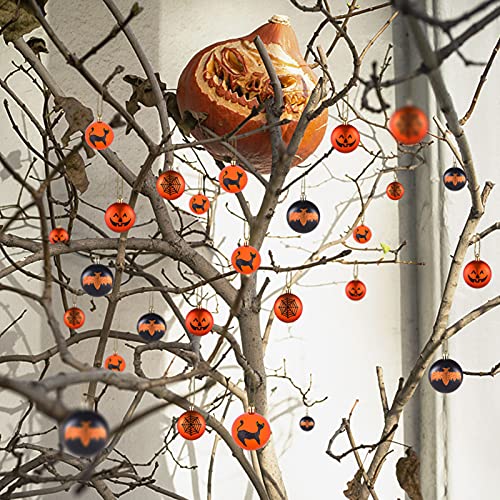 image for BRIGHTDECK Halloween Ornaments Halloween Hanging Balls Tree Ornaments 