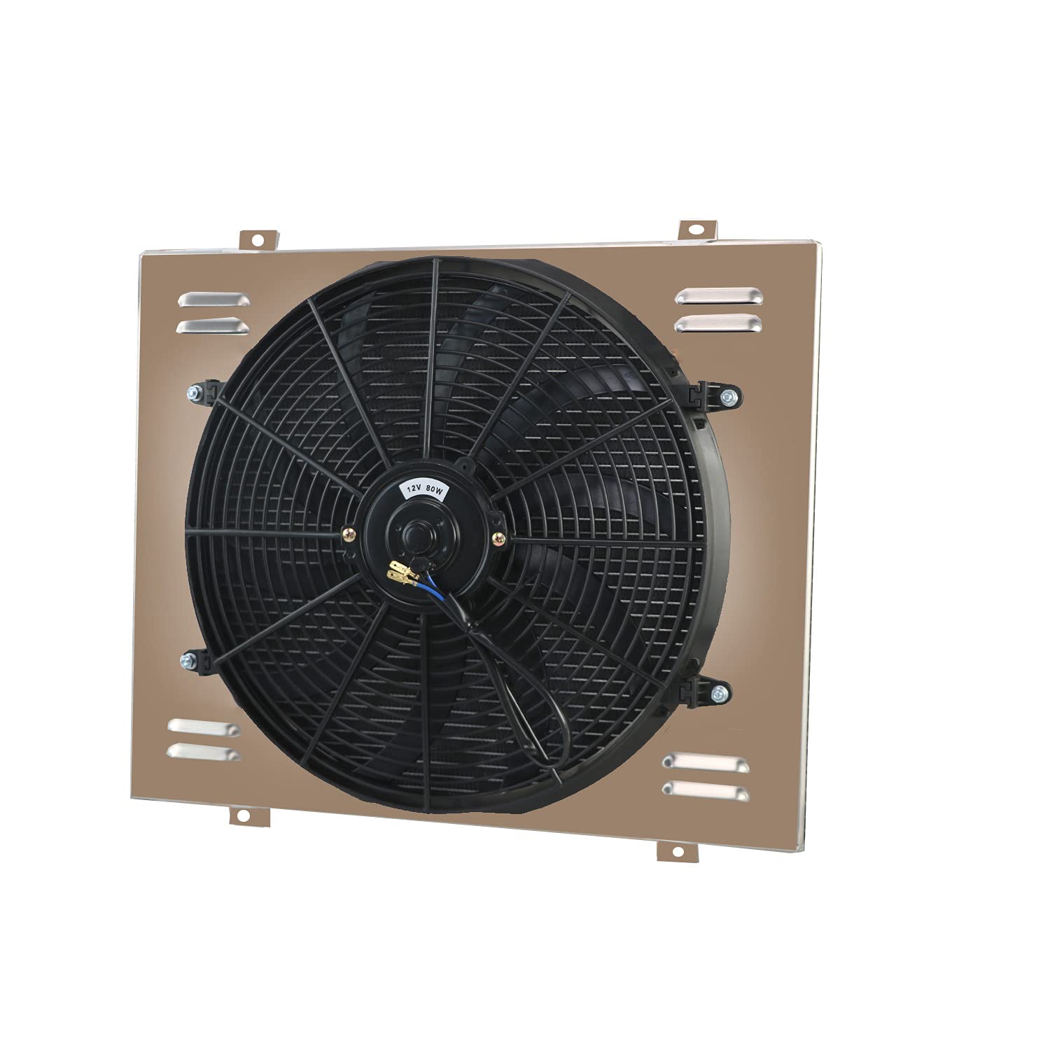 Radiator Shroud & Fan Compatible for 1967 1968 1969 Chevy Camaro/Pontiac Firebird V8