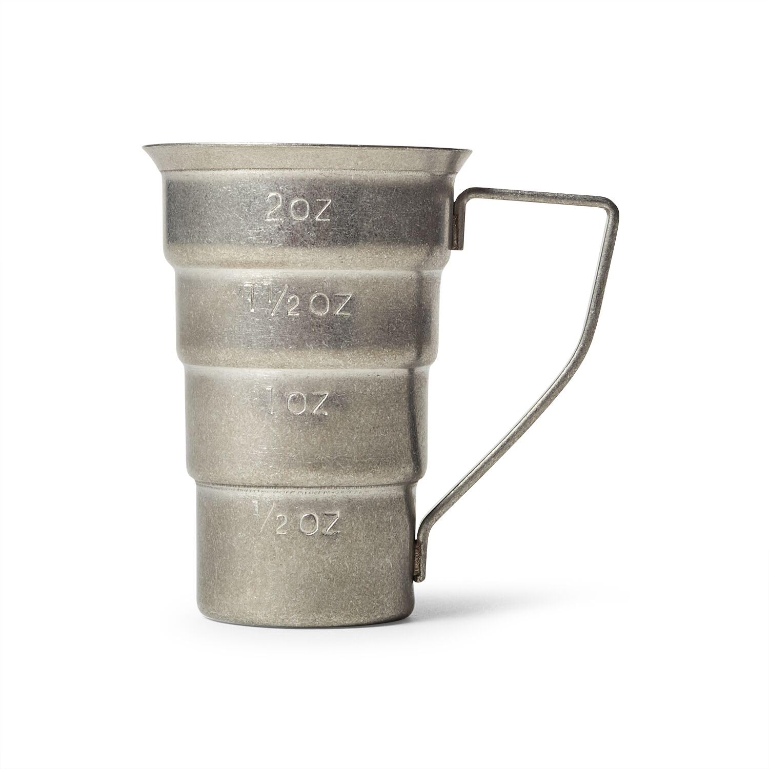 Sur La Table Vintage Stainless Steel Stepped Jigger, Silver