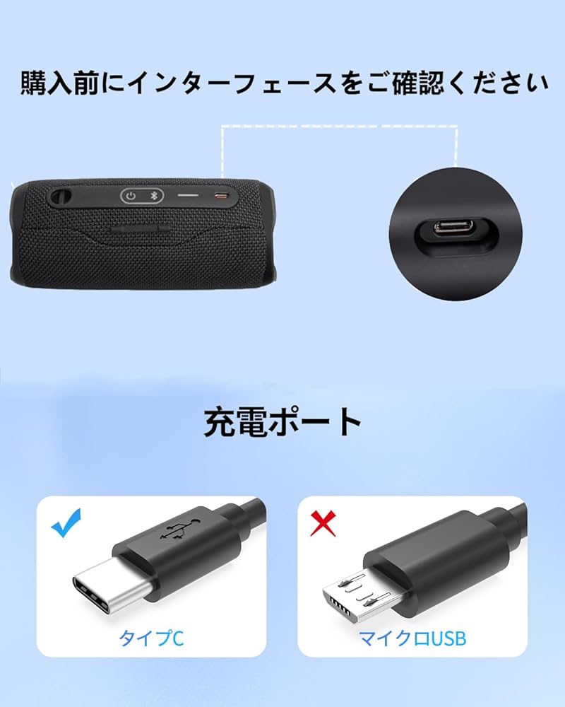 Amazon.co.jp: Type-C 1.5m JBL互換用 充電ケーブル 対応 JBL