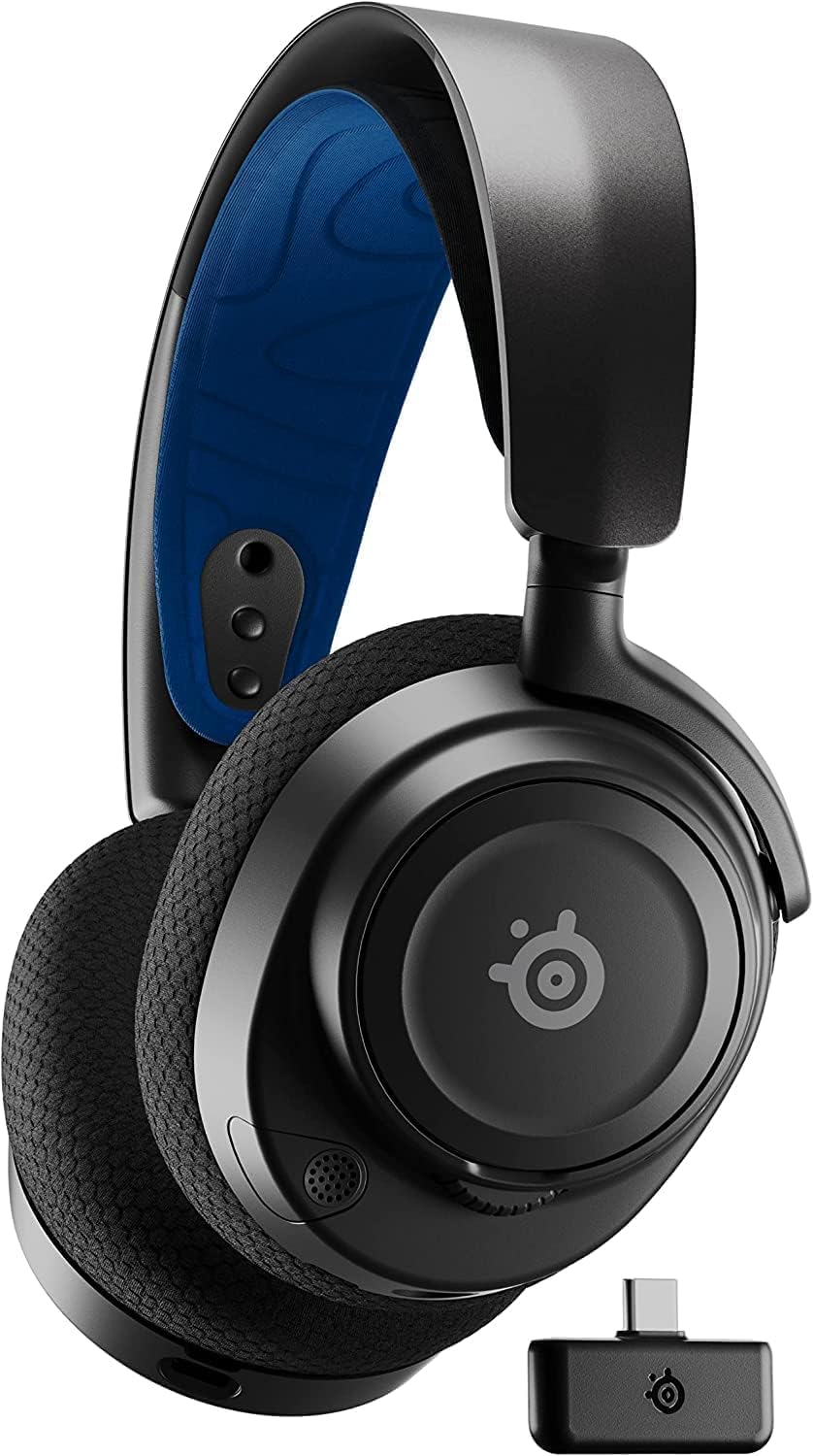 SteelSeries ワイヤレス ゲーミングヘッドセット Arctis Nova 7P ブラック