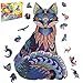 TOLOYE Animali Puzzle per Adulti Bambini, Volpe Puzzle 252 pezzi Unico a Forma di Animale Jigsaw Puzzle famiglia Intrattenimento Giocattoli Decorazione per la casa Miglior Regalo (11'' x 16 '')