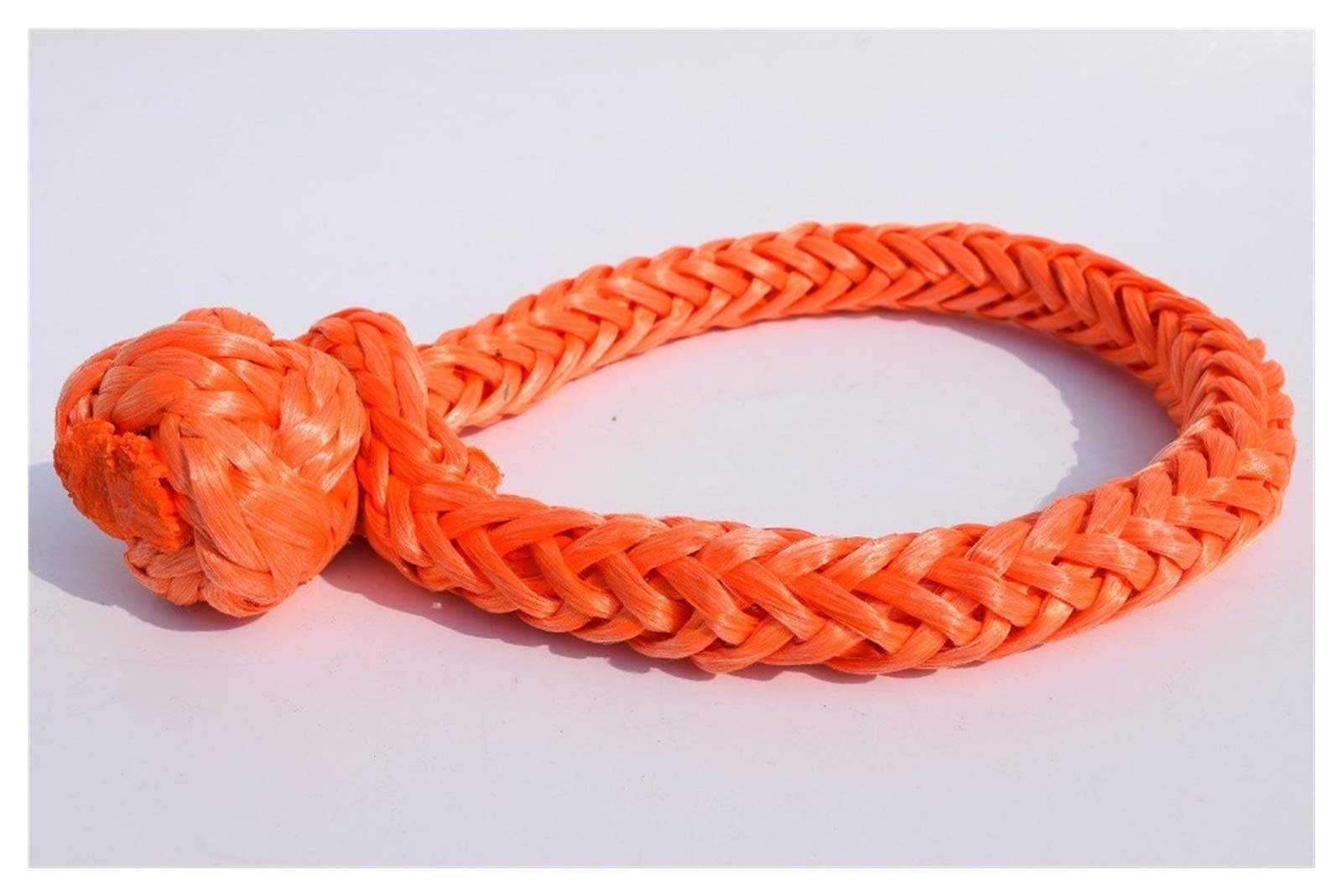 Winch Rope, Orange 20mm*150mm Soft Shackles,ATV Winch Shackle,Rope Shackle