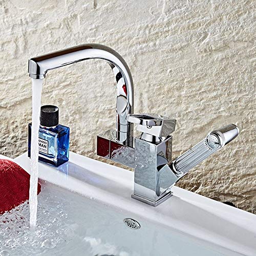 Robinet d'eau chaude et froide avec mitigeur monté sur le pont