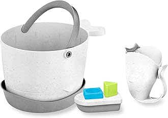 Skip Hop Moby x Oceanworks Baby Bath & Bath Toy Bucket Bundle