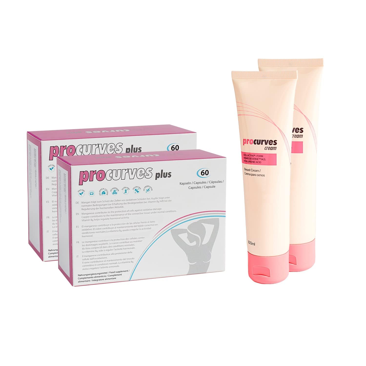 Capsules et Crème pour Augmenter les Seins