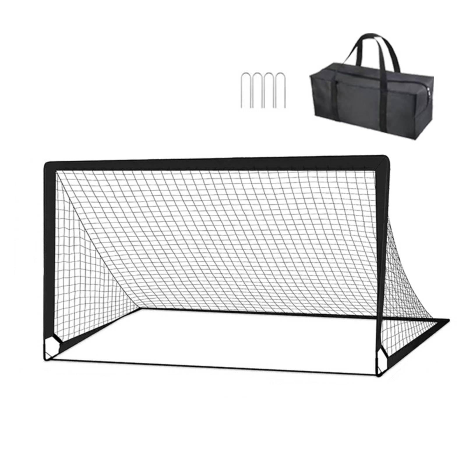 Portería Fútbol con Bolsa Transporte Plegable Portería Fútbol Portátil Ligero para Niños