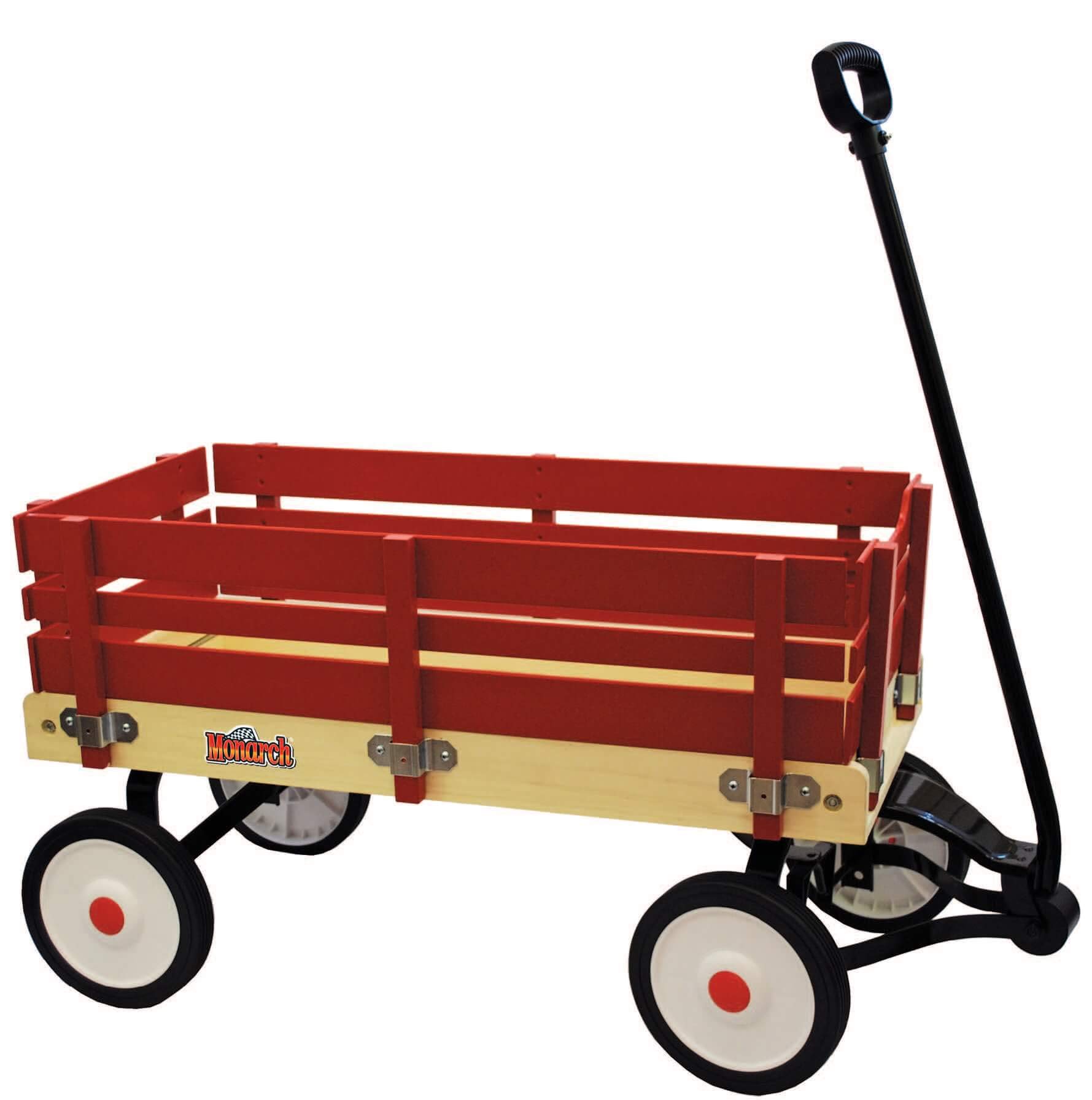 wooden pull along wagon