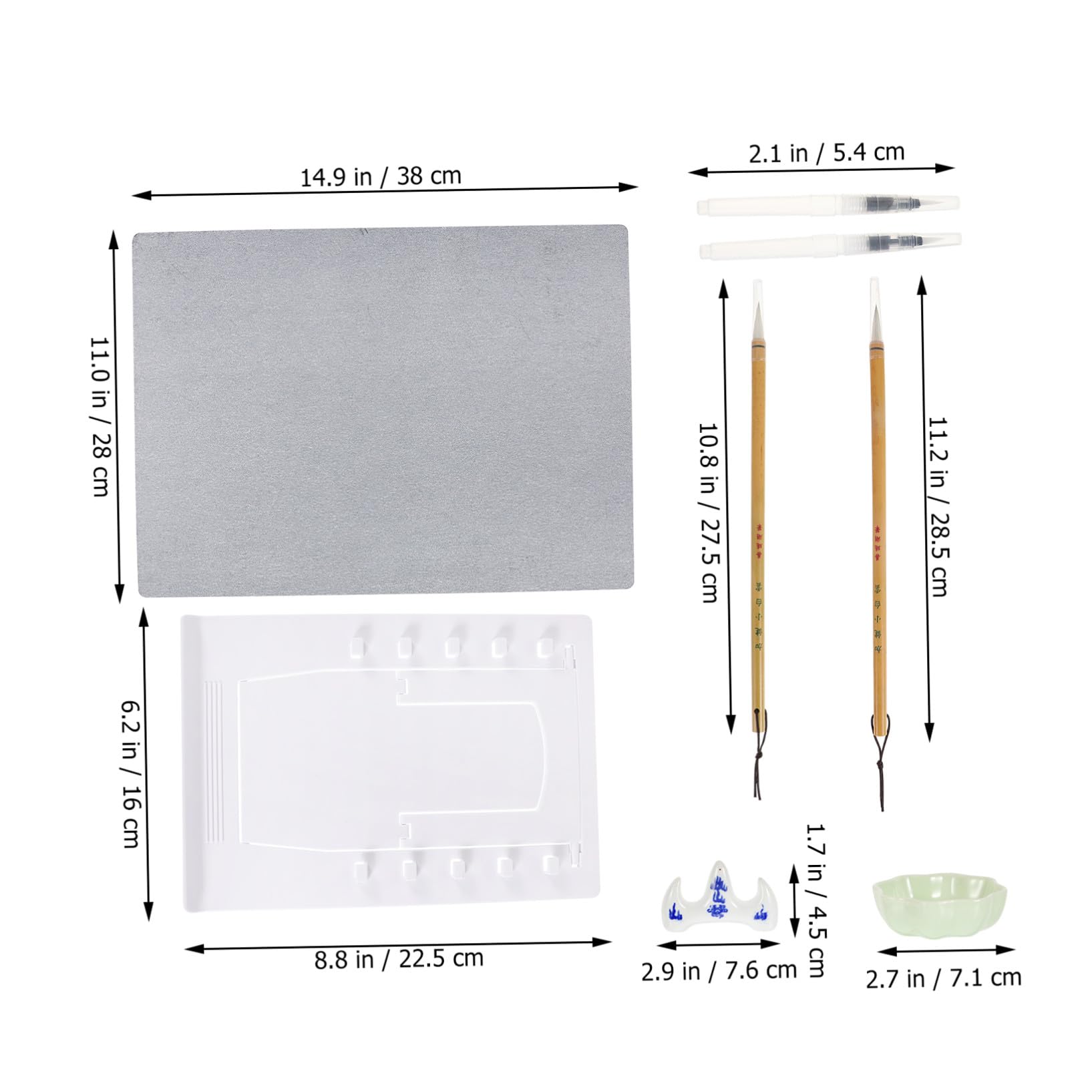 Juego de tablero de dibujo reutilizable con accesorios, kit de pintura de acuarela portátil suave fácil de limpiar para niños, diseño de color aleatorio