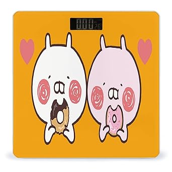 Amazon Co Jp うさ まる 体重計 デジタル シンプル ヘルスメーター デジタル 精確安定 滑り止薄型 め堅固台体重計 電池式 電源自動on Off ファッションかわいい 体重計 収納便利 体重管理 ホーム キッチン