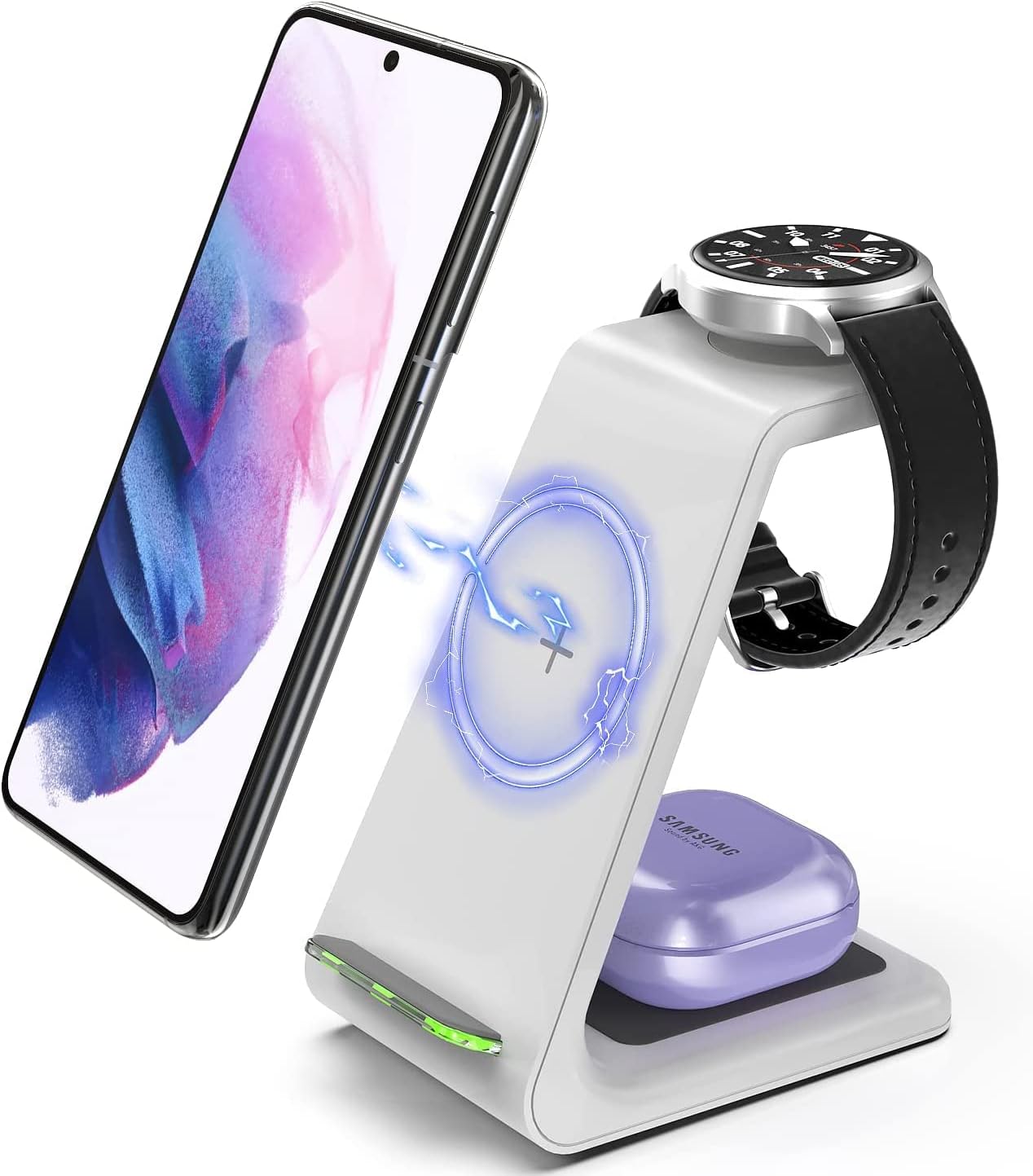 Wireless Charger, XIAOFEIPENG 3 in 1 Charging Station, Charging Dock