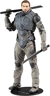 McFarlane Toys Dune Duncan Idaho 7-inch Action Figure with Build-A Glossu ‘Beast’ Rabban Figure Parts, Multicolor