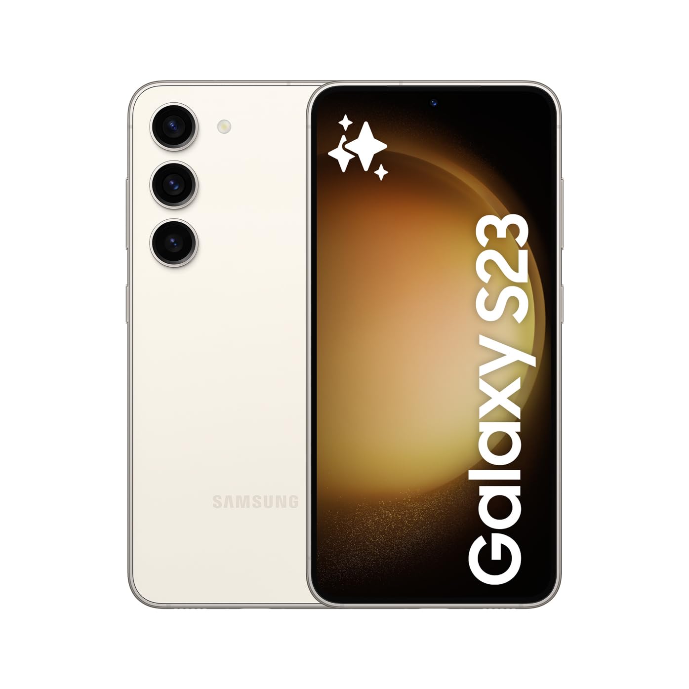 galaxy s23 ai smartphone 128 gb senza contratto color crema