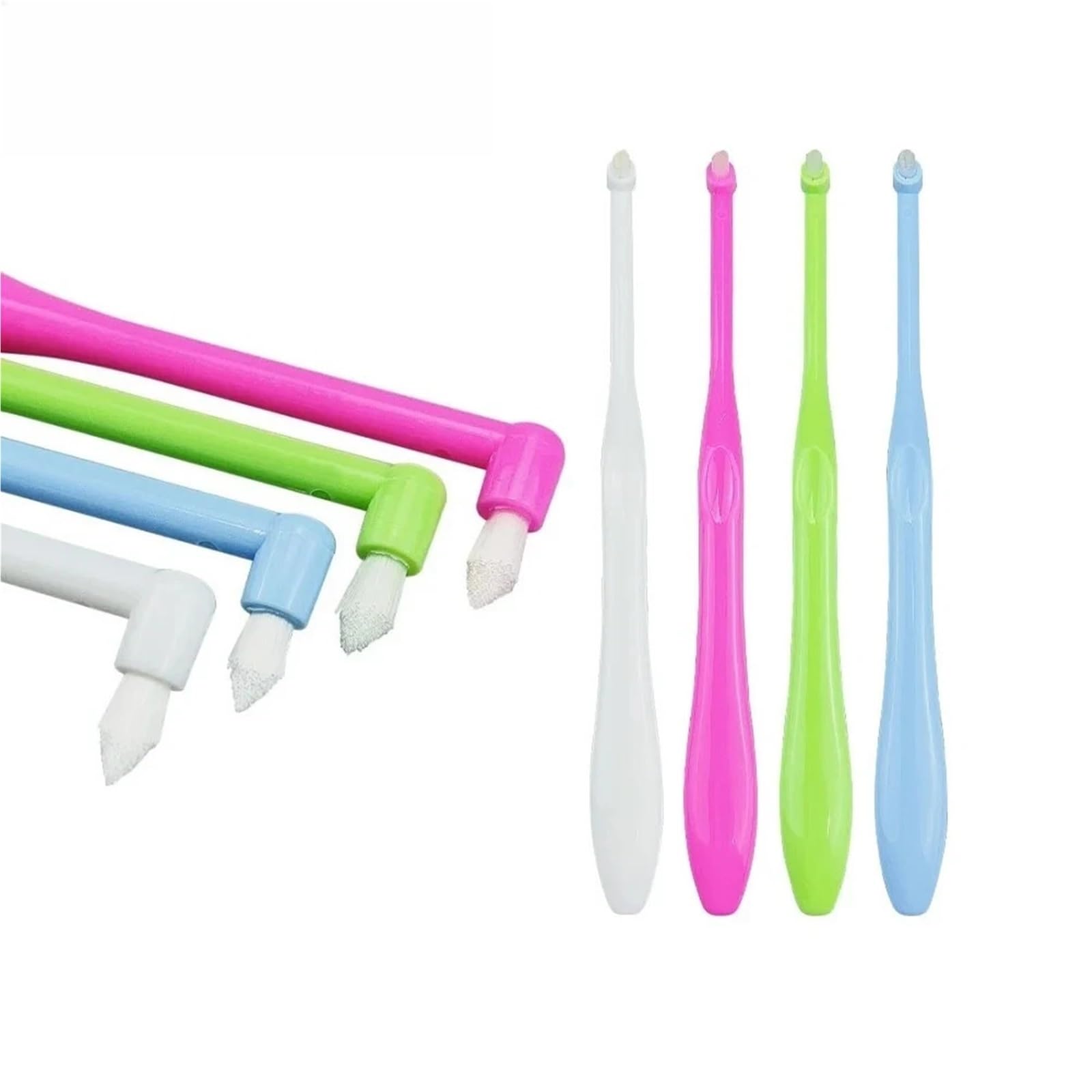 Tuft Zahnbürste 40 stücke Zahnbürsten Dental Einzigen Kopf Haar Büschelige Bürsten Zahnbürste Interdentalbürste Mundpflege Reinigung Werkzeuge