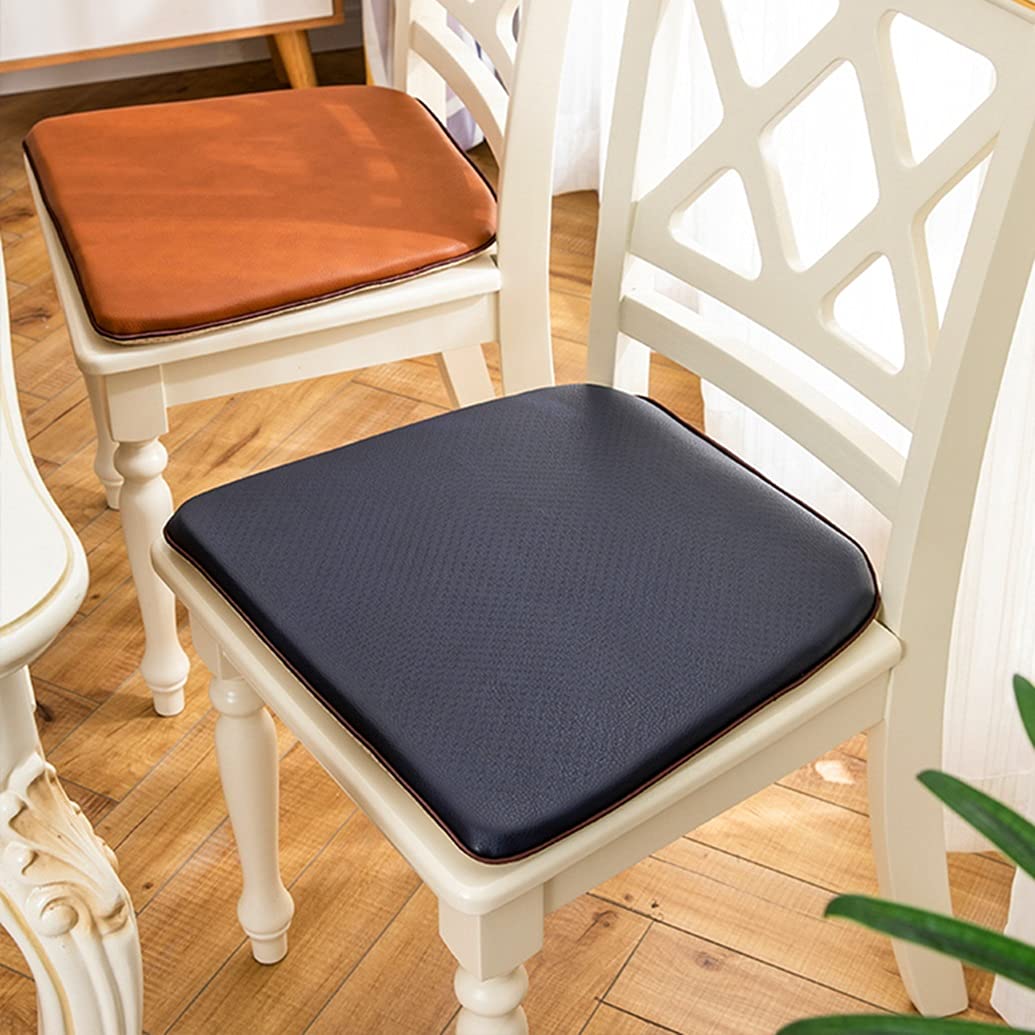 Coussin De Siège Chaise Salle à Manger Galette Volants - Housse Coton Avec Attaches, Confort Doux Pour Chaises Bois