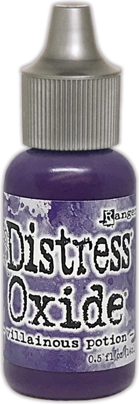 Ranger Tim Holtz-Distress Oxide Reinker-Villainous Potion, Purple, 0.5 oz