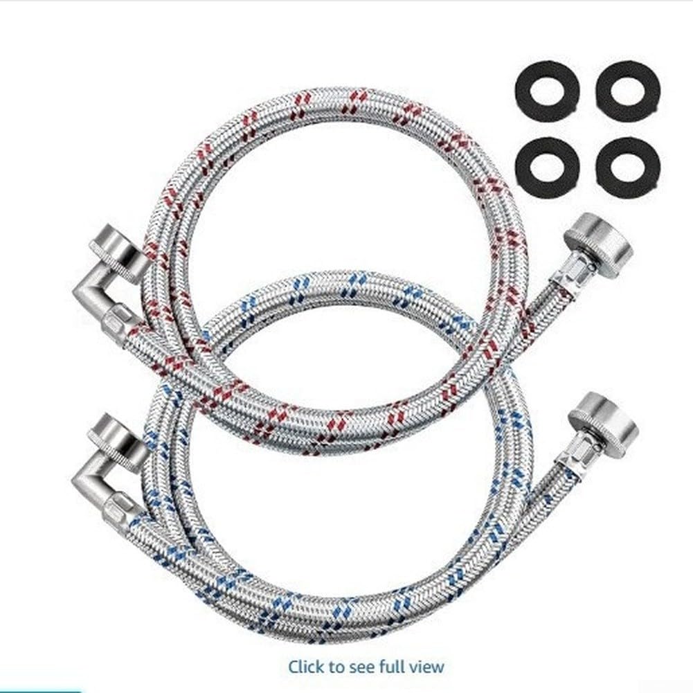 Manguera Entrada Lavavajillas para trenzado para acero Inoxidable(red+blue)