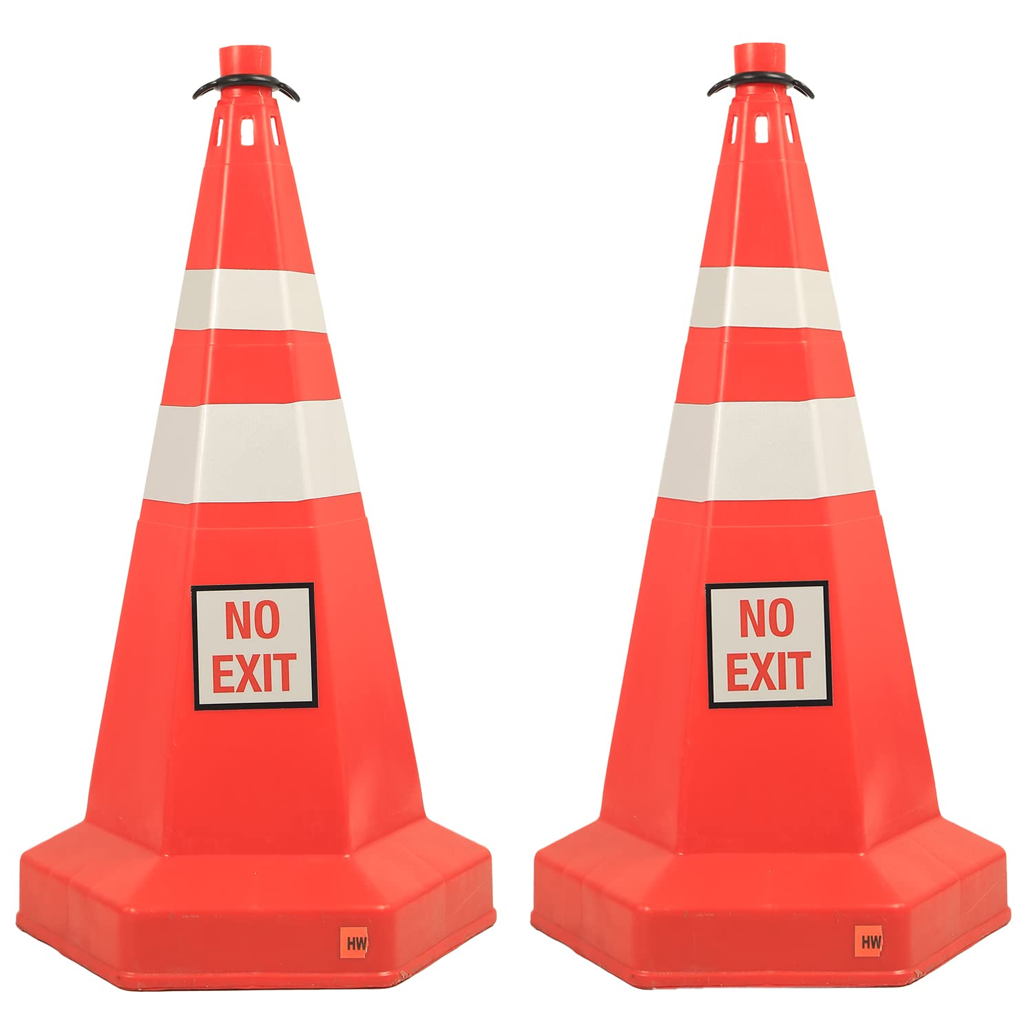 LADWA Nilkamal Road Traffic Safety Cone with No Exit Sign (Safety Cone