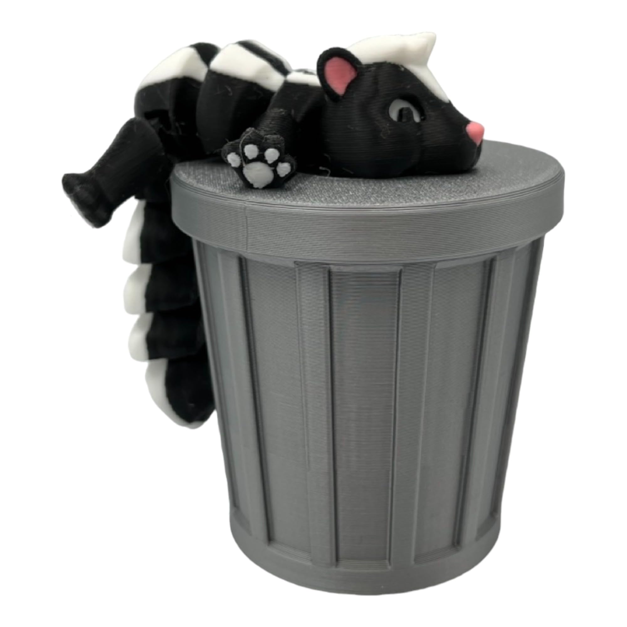 Amazon.com: ZZ LIFE Articulating Skunk Fidget Animal with Trash