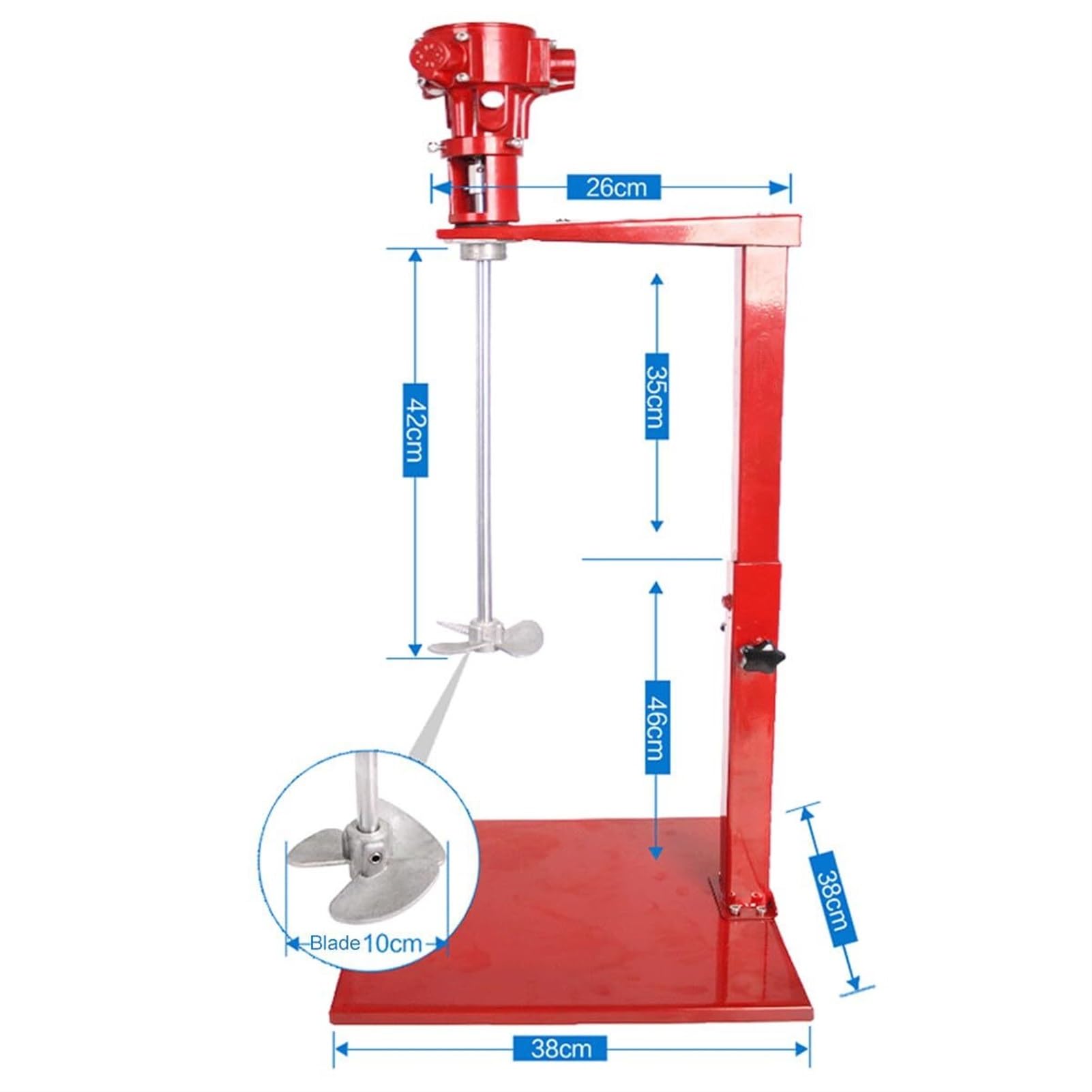 Pneumatyczny mikser do farb, mieszadło powietrzne 5 gal/20 l, platforma podnosząca, mieszalnik powietrza do materiałów lakierniczych